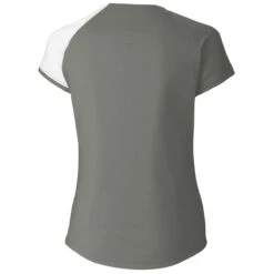 Cutter & Buck Women's Elemental Grey Short Sleeve Presley V-Neck -Cutter & Buck LBK00013 Elemental Grey B
