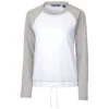 Cutter & Buck Women's White Response Hybrid Long Sleeve Top