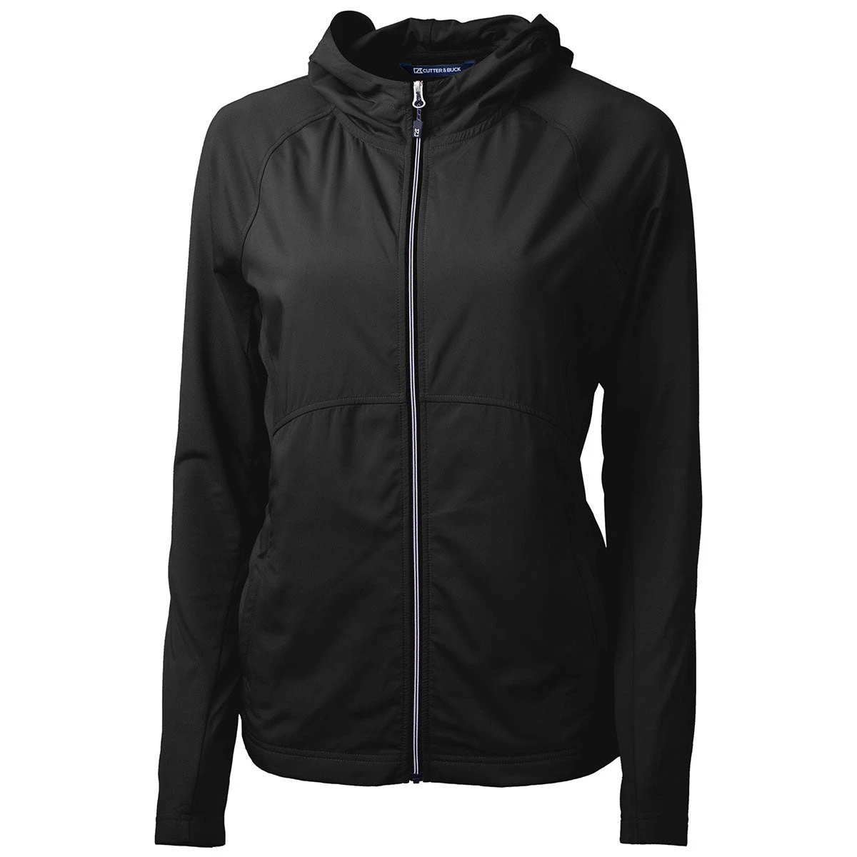 Cutter & Buck Women's Black Adapt Eco Knit Hybrid Recycled Full Zip Jacket 3 Cutter & Buck Women's Black Adapt Eco Knit Hybrid Recycled Full Zip Jacket