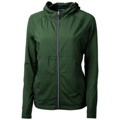 Cutter & Buck Women's Hunter Adapt Eco Knit Hybrid Recycled Full Zip Jacket