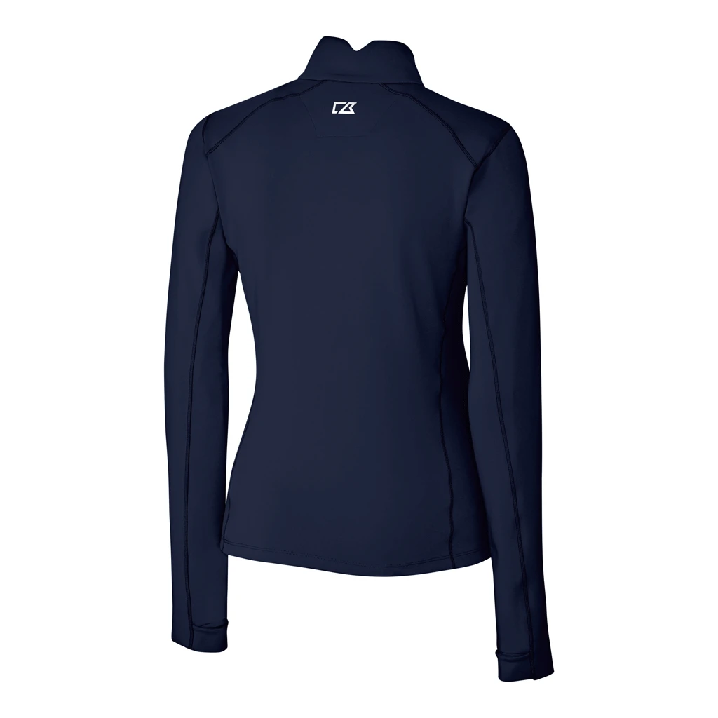 Cutter & Buck Women's Liberty Navy DryTec Traverse Half-Zip 4 Cutter & Buck Women's Liberty Navy DryTec Traverse Half-Zip - Image 2