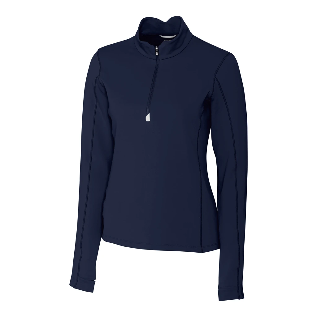 Cutter & Buck Women's Liberty Navy DryTec Traverse Half-Zip 3 Cutter & Buck Women's Liberty Navy DryTec Traverse Half-Zip
