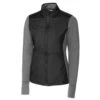 Cutter & Buck Women's Black DryTec Stealth Full-Zip