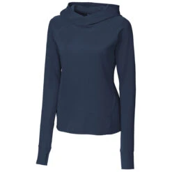 Cutter & Buck Women's Liberty Navy Traverse Sweatshirt Hoodie
