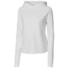 Cutter & Buck Women's White Traverse Sweatshirt Hoodie