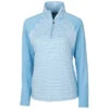 Cutter & Buck Women's Atlas Forge Tonal Stripe Half Zip