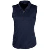 Cutter & Buck Women's Liberty Navy Forge Sleeveless Polo -Cutter & Buck LCK00074 LYN F