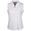 Cutter & Buck Women's White Forge Sleeveless Polo 2 Cutter & Buck Women's White Forge Sleeveless Polo -Cutter & Buck LCK00074 WH F