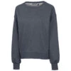 Cutter & Buck Women's Navy Blue Heather Saturday Crew Neck Sweatshirt -Cutter & Buck LCK00079 NVH F