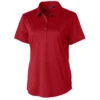 Cutter & Buck Women's Cardinal Red Prospect Polo -Cutter & Buck LCK00111 CDR F