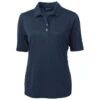 Cutter & Buck Women's Navy Blue Virtue Eco Pique Recycled Polo