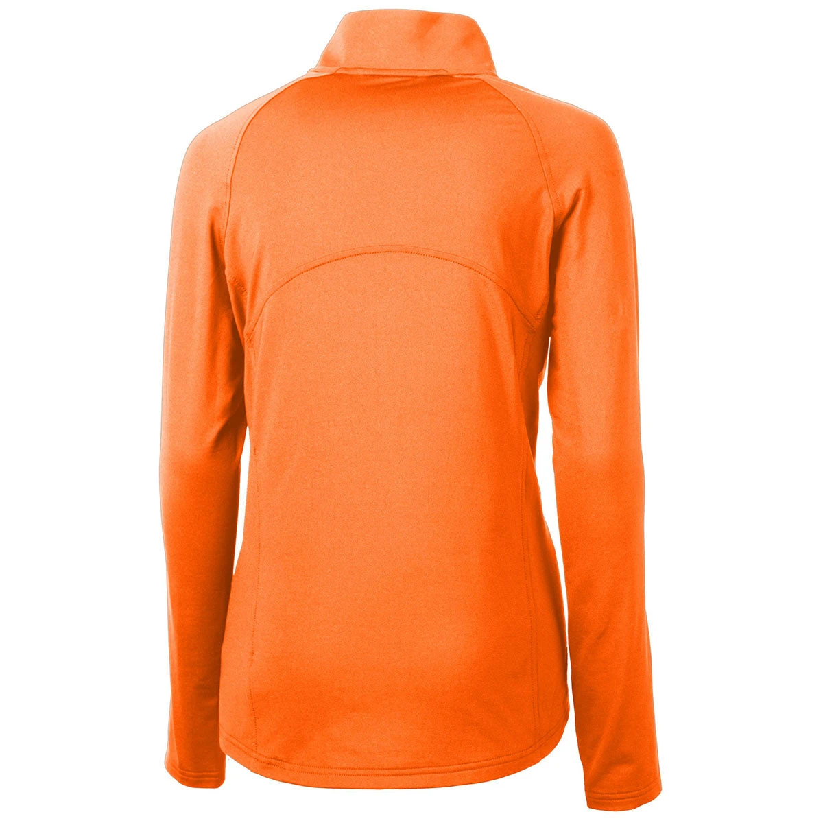 Cutter & Buck Women's Orange Burst Adapt Eco Knit Recycled Half Zip Pullover 4 Cutter & Buck Women's Orange Burst Adapt Eco Knit Recycled Half Zip Pullover - Image 2