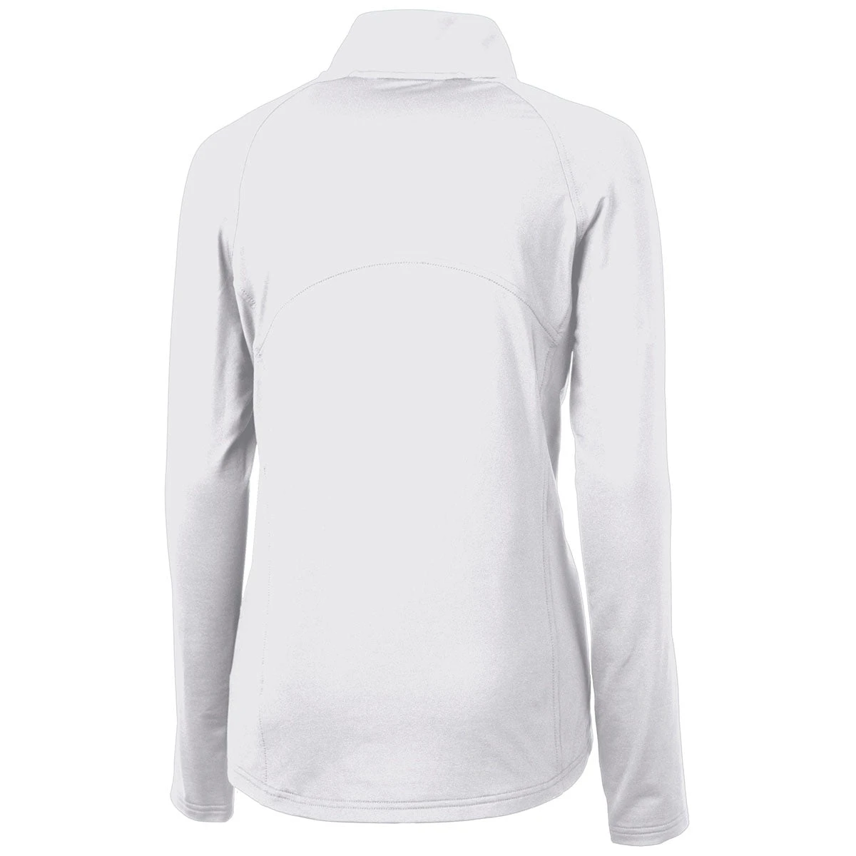 Cutter & Buck Women's White Adapt Eco Knit Recycled Half Zip Pullover 4 Cutter & Buck Women's White Adapt Eco Knit Recycled Half Zip Pullover - Image 2