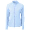 Cutter & Buck Women's Atlas Heather Adapt Eco Knit Heather Recycled Full Zip -Cutter & Buck LCK00151 ALH F