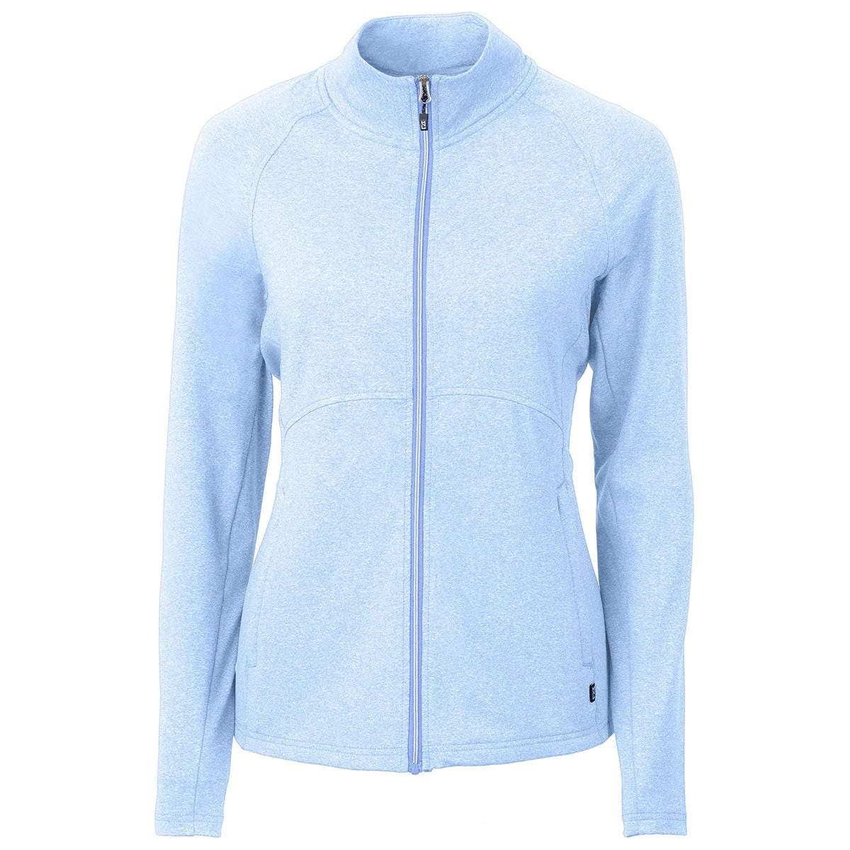 Cutter & Buck Women's Atlas Heather Adapt Eco Knit Heather Recycled Full Zip 3 Cutter & Buck Women's Atlas Heather Adapt Eco Knit Heather Recycled Full Zip