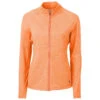 Cutter & Buck Women's College Orange Heather Adapt Eco Knit Heather Recycled Full Zip -Cutter & Buck LCK00151 CGH F