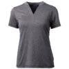 Cutter & Buck Women's Charcoal Heather Forge Heathered Stretch Blade Top -Cutter & Buck LCK00153 CCH F