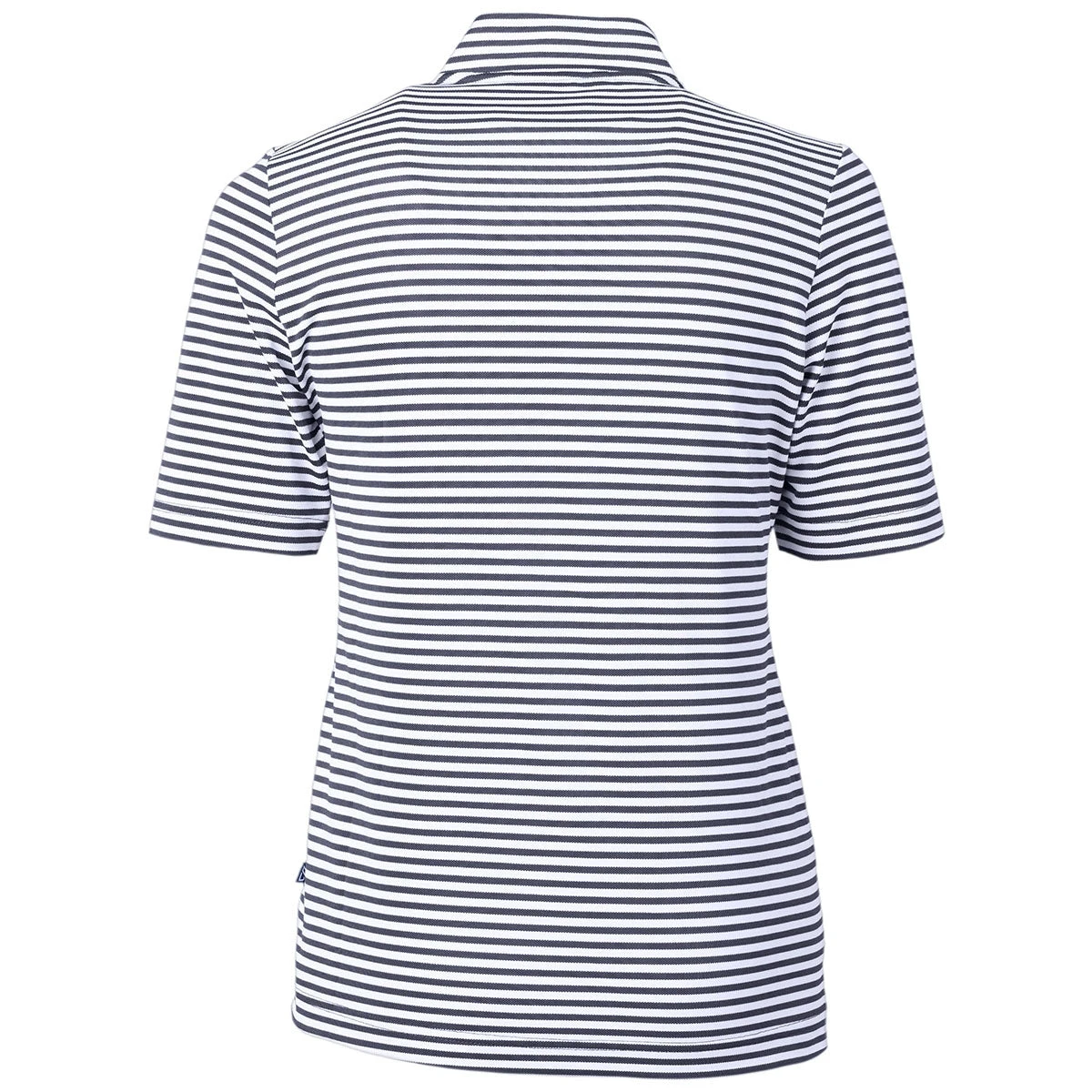 Cutter & Buck Women's Navy Blue Virtue Eco Pique Stripped Recycled Polo 4 Cutter & Buck Women's Navy Blue Virtue Eco Pique Stripped Recycled Polo - Image 2