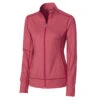 Cutter & Buck Women's Cardinal Red DryTec Topspin Full Zip 1 Cutter & Buck Women's Cardinal Red DryTec Topspin Full Zip -Cutter & Buck LCK02560 CRH MANN HG