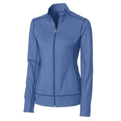 Cutter & Buck Women's Blue DryTec Topspin Full Zip