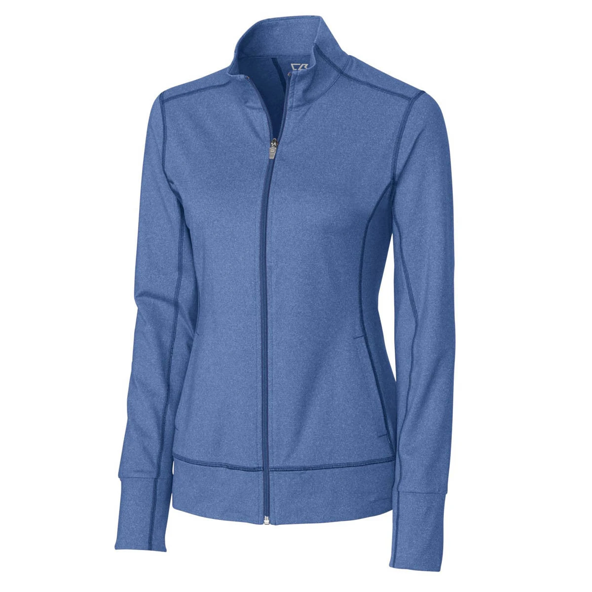 Cutter & Buck Women's Blue DryTec Topspin Full Zip 3 Cutter & Buck Women's Blue DryTec Topspin Full Zip
