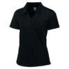 Cutter & Buck Women's Black DryTec Championship Polo 2 Cutter & Buck Women's Black DryTec Championship Polo -Cutter & Buck LCK08541 Black F