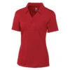 Cutter & Buck Women's Red DryTec Championship Polo