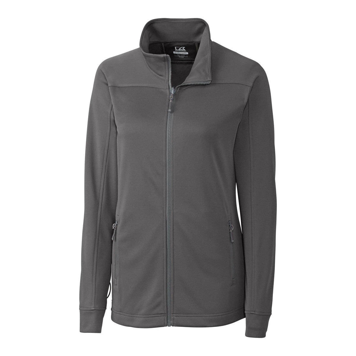 Cutter & Buck Women's Elemental Grey Peak Full Zip 3 Cutter & Buck Women's Elemental Grey Peak Full Zip