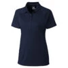 Cutter & Buck Women's Navy Blue DryTec Lacey Polo