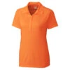 Cutter & Buck Women's Orange Burst DryTec Lacey Polo