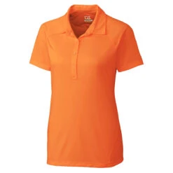Cutter & Buck Women's Orange Burst DryTec Lacey Polo