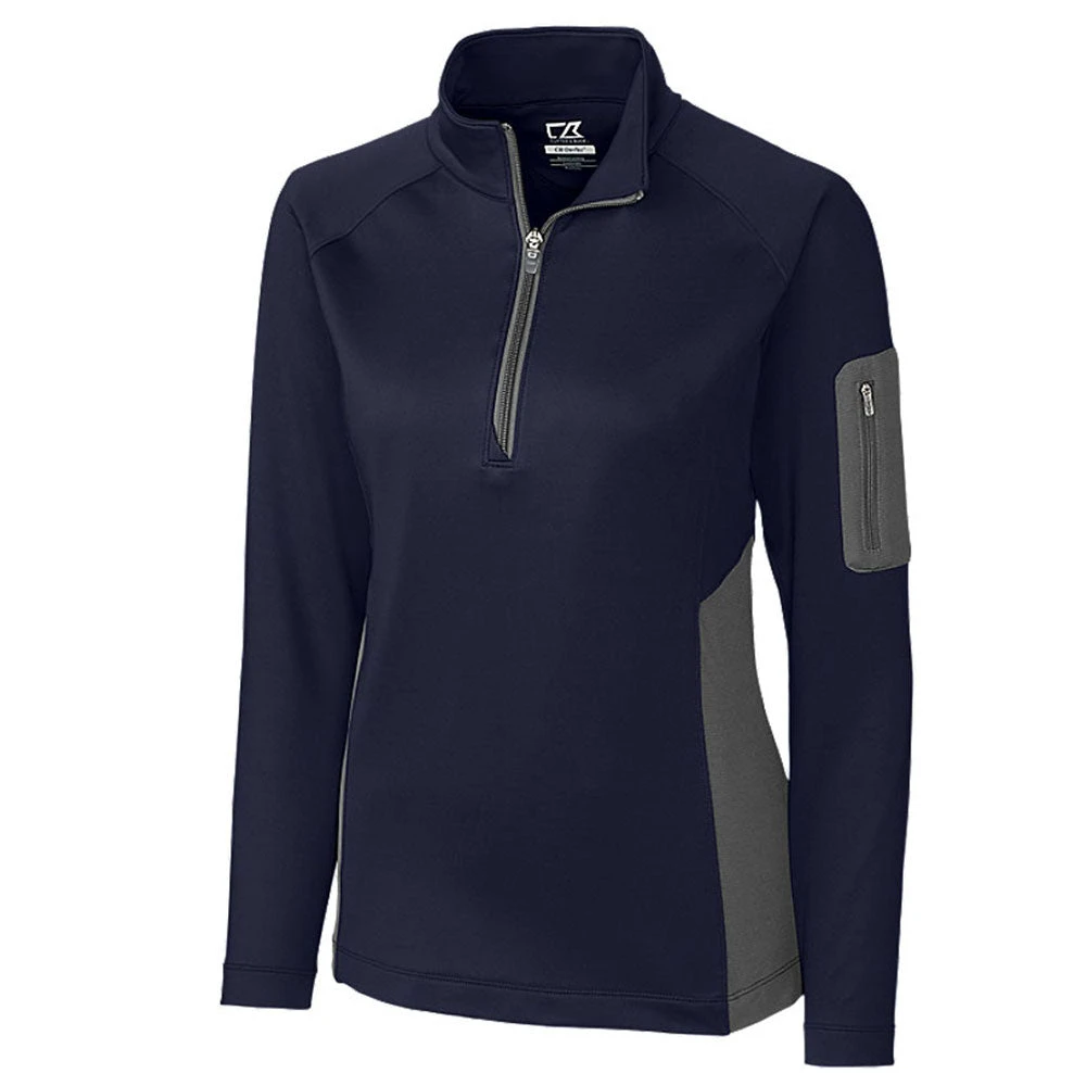 Cutter & Buck Women's Liberty Navy Shaw Hybrid Half Zip 3 Cutter & Buck Women's Liberty Navy Shaw Hybrid Half Zip