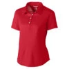 Cutter & Buck Women's Cardinal Red DryTec Fiona Polo