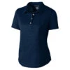Cutter & Buck Women's Liberty Navy DryTec Fiona Polo -Cutter & Buck LCK08682 Liberty Navy F