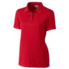 Cutter & Buck Women's Red Advantage Polo