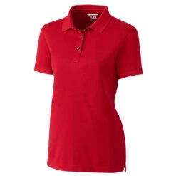 Cutter & Buck Women's Red Advantage Polo