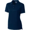 Cutter & Buck Women's Liberty Navy Advantage Polo -Cutter & Buck LCK08685 Liberty Navy F