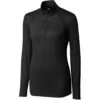 Cutter & Buck Women's Black Williams Half Zip