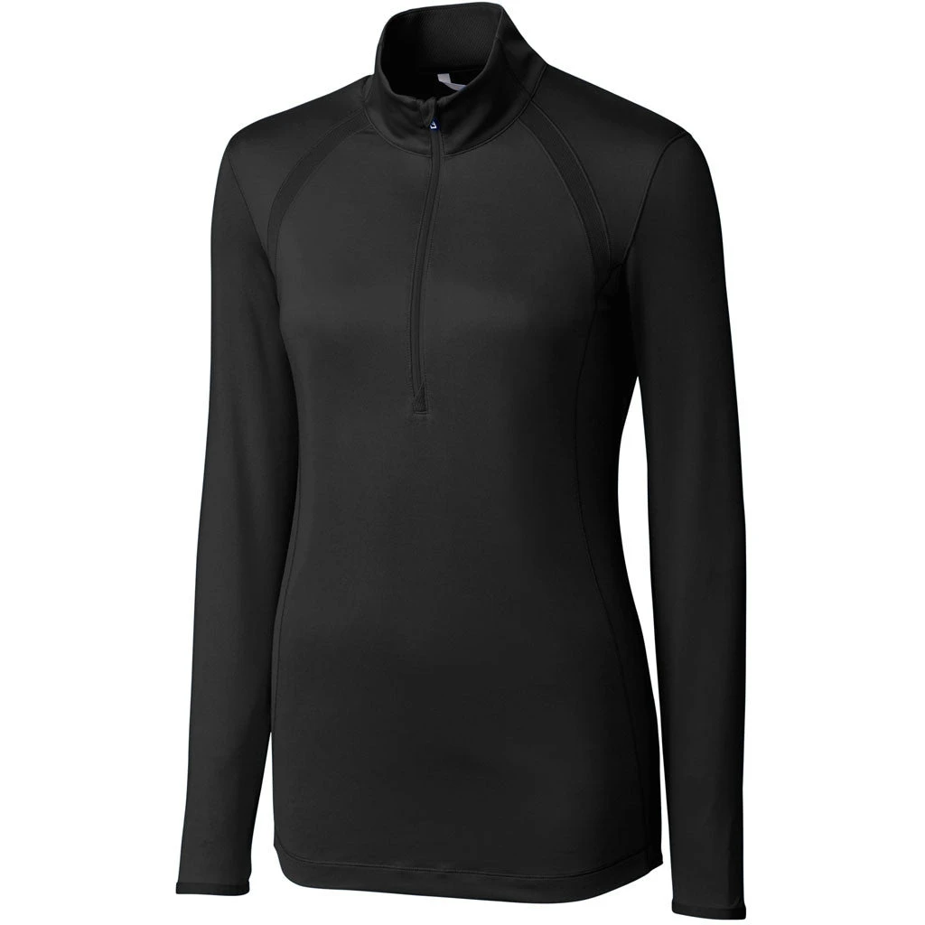 Cutter & Buck Women's Black Williams Half Zip 3 Cutter & Buck Women's Black Williams Half Zip