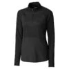Cutter & Buck Women's Black DryTec Pennant Sport 3/4-Zip