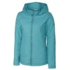 Cutter & Buck Women's Teal Blue WeatherTec Panoramic Packable Jacket -Cutter & Buck LCO00013 TB F