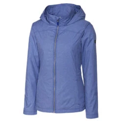 Cutter & Buck Women's Tour Blue WeatherTec Panoramic Packable Jacket