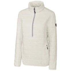 Cutter & Buck Women's Coconut Rainier Half Zip Popover