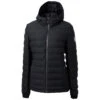 Cutter & Buck Women's Black Ridge Repreve Eco Insulated Puffer Jacket -Cutter & Buck LCO00052 BL F