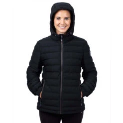 Cutter & Buck Women's Black Ridge Repreve Eco Insulated Puffer Jacket 8 Cutter & Buck Women's Black Ridge Repreve Eco Insulated Puffer Jacket -Cutter & Buck LCO00052 BL HTF