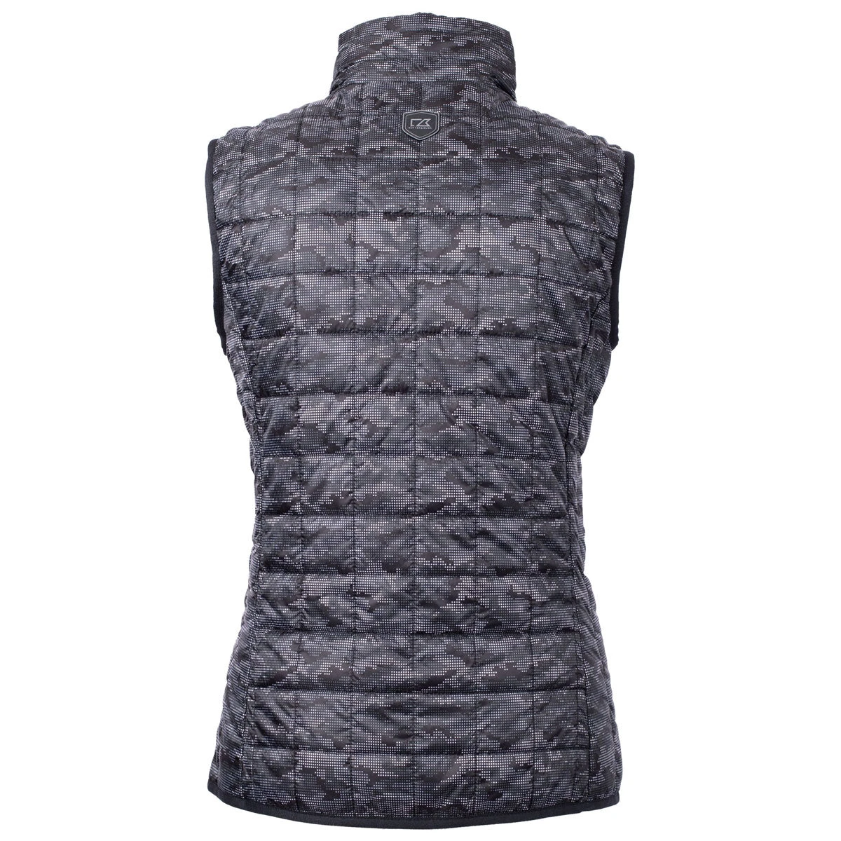 Cutter & Buck Women's Black Rainier PrimaLoft Eco Insulated Full Zip Printed Puffer Vest 4 Cutter & Buck Women's Black Rainier PrimaLoft Eco Insulated Full Zip Printed Puffer Vest - Image 2