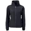 Cutter & Buck Women's Black Charter Eco Recycled Full Zip Jacket