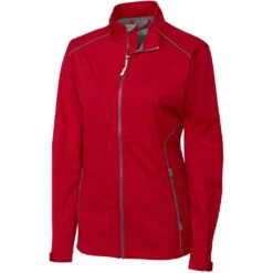 Cutter & Buck Women's Cardinal WeatherTec Opening Day Softshell