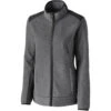Cutter & Buck Women's Charcoal Cedar Park Full Zip