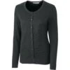 Cutter & Buck Women's Charcoal Lakemont Cardigan